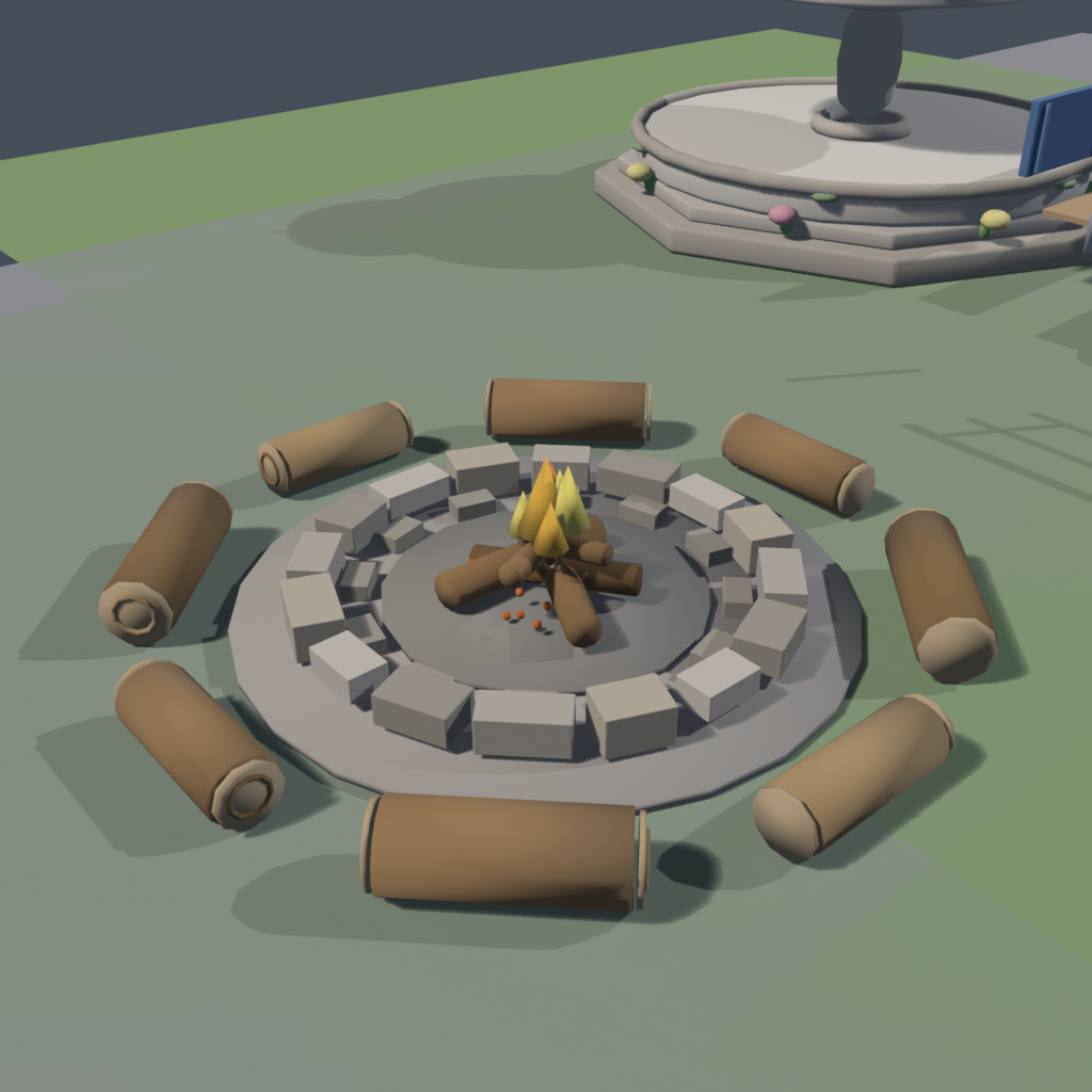 Garden Fire Pit preview render